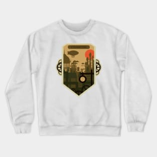 Steampunk sunset Crewneck Sweatshirt